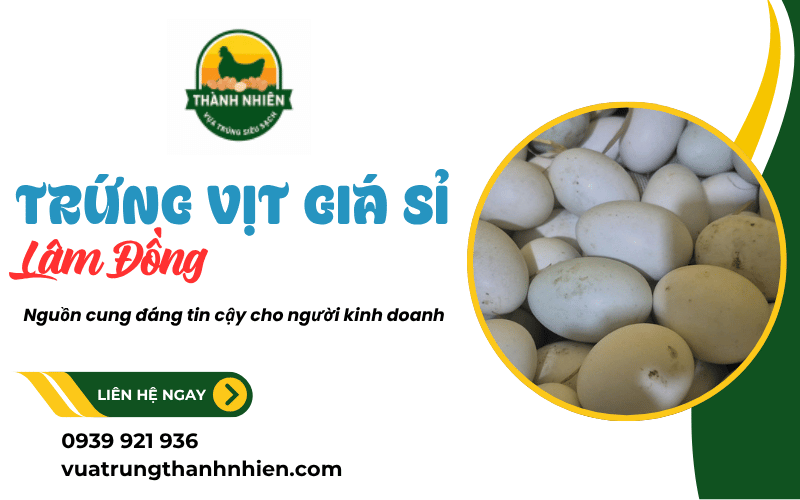 trứng vịt giá sỉ Lâm Đồng