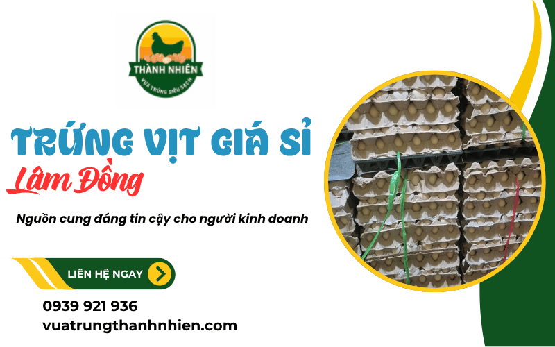 trứng vịt giá sỉ Lâm Đồng